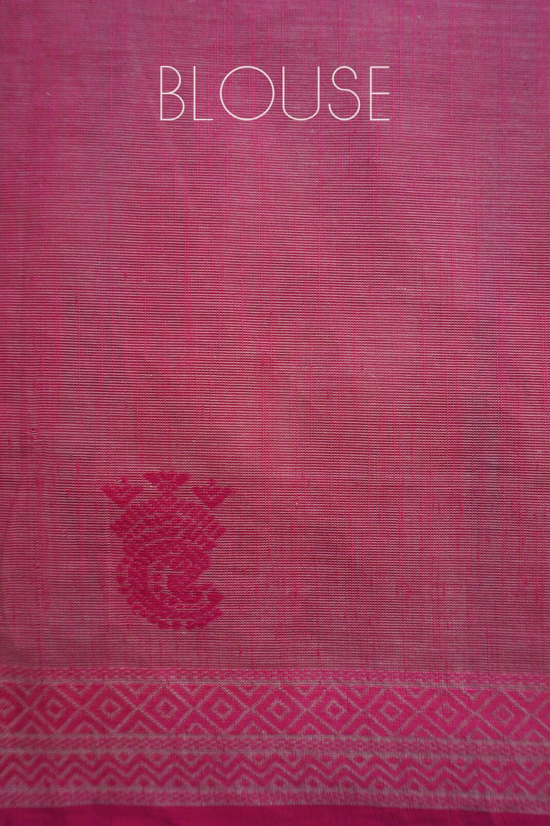 Sky blue and magenta pink Godavari cotton saree | Niram Neela