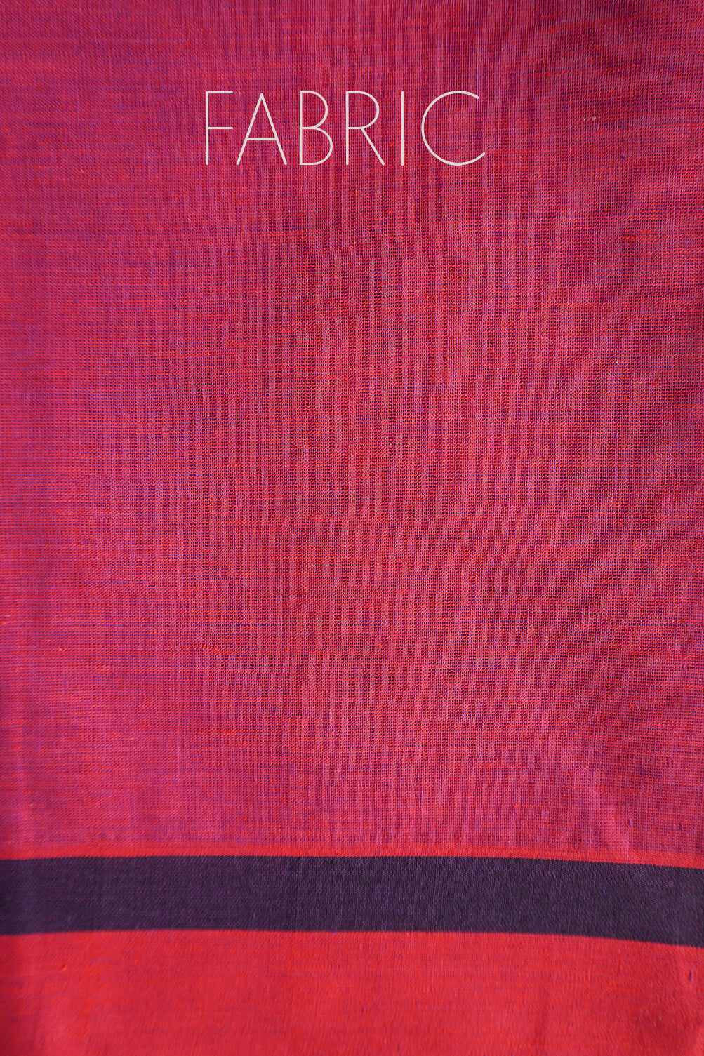 Dark pink and red Begumpuri cotton saree - Niram Neela