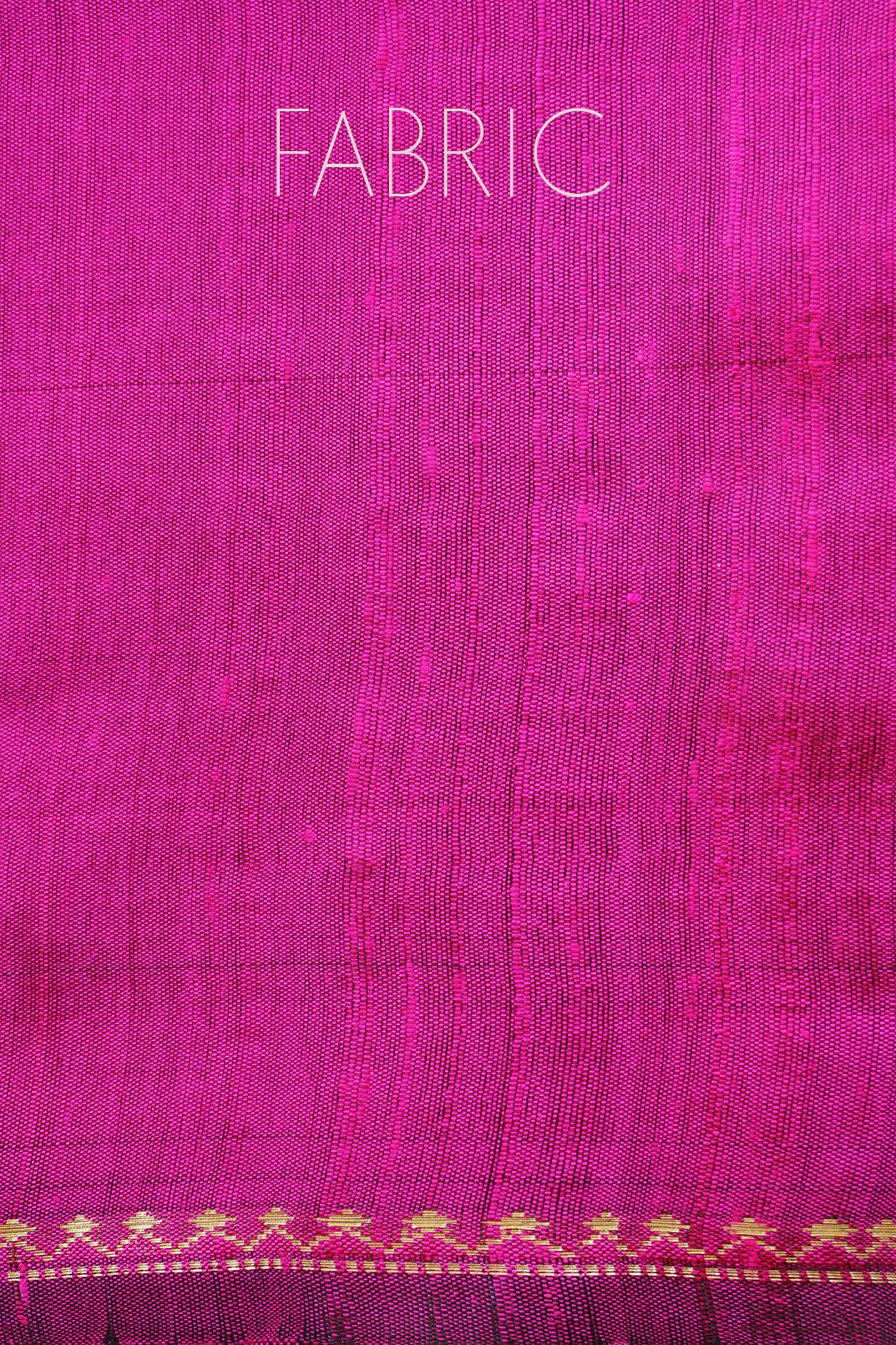 Pink and gold Dupion silk saree - Niram Neela