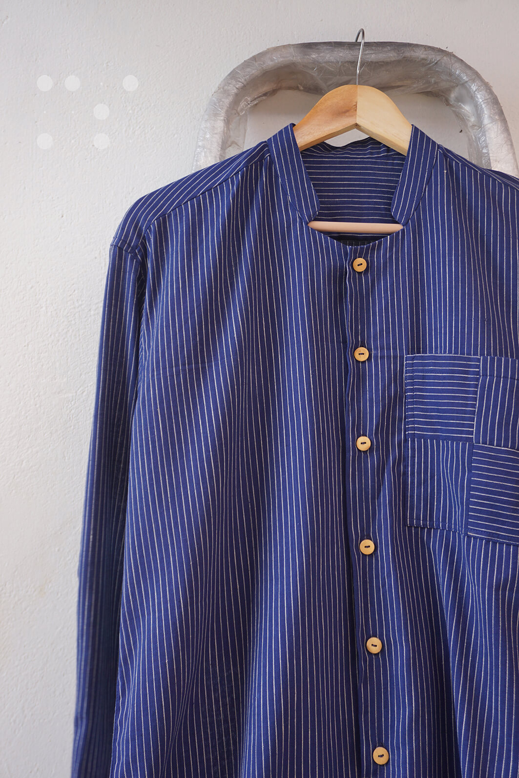 Striped shirt in blue - Niram Neela