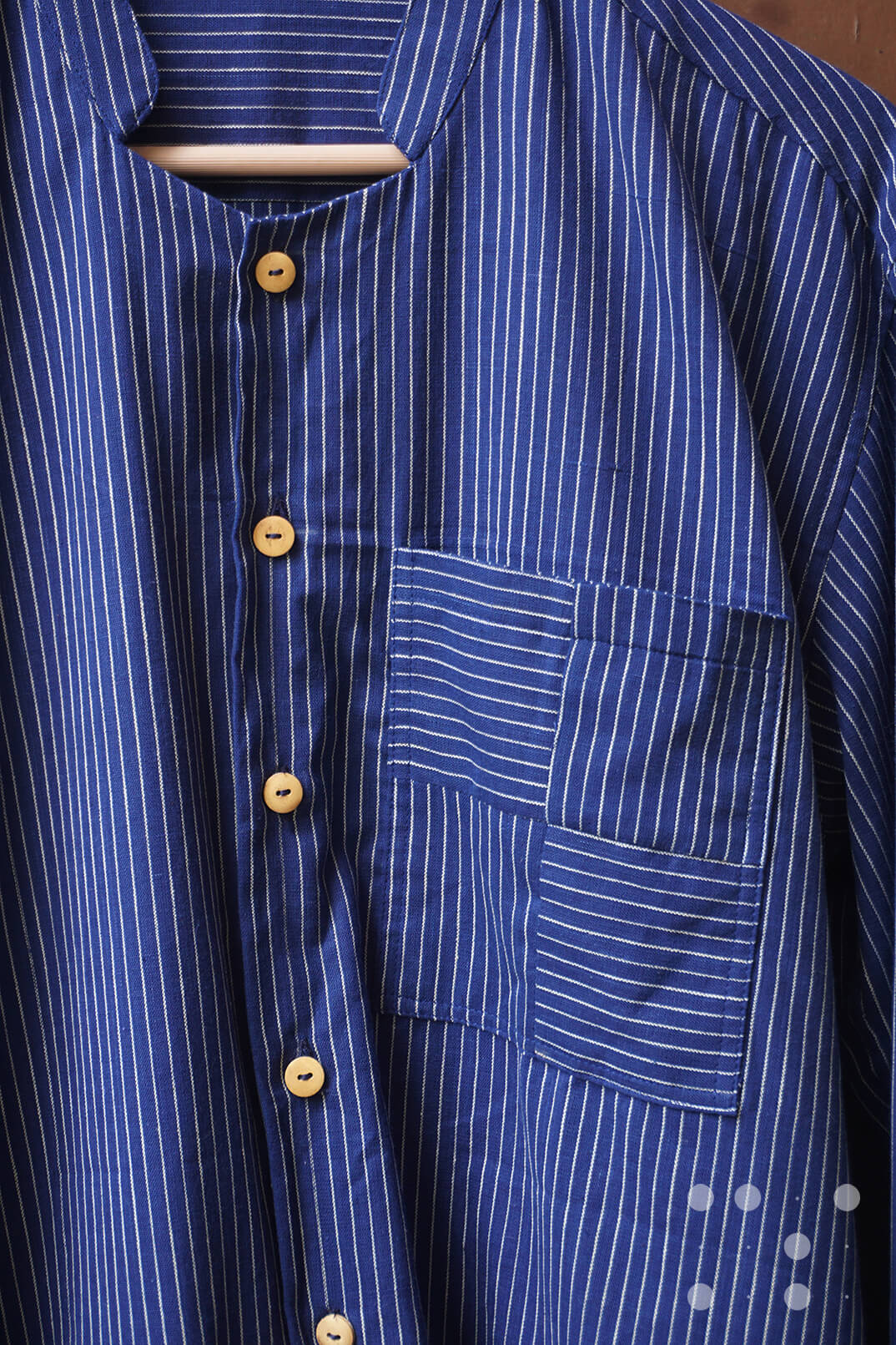 Striped shirt in blue - Niram Neela