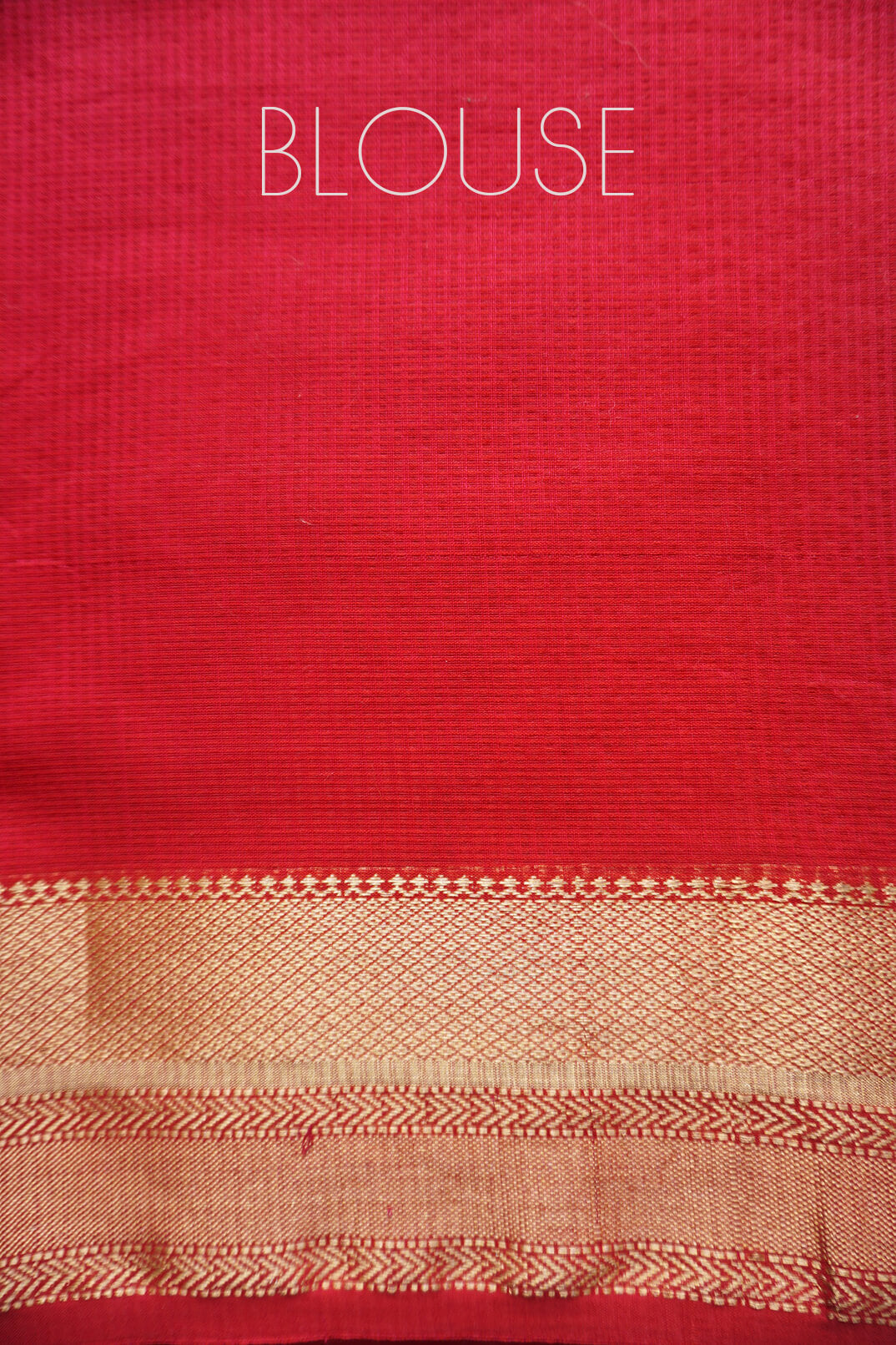 Pink Maheshwari silk cotton saree - Niram Neela