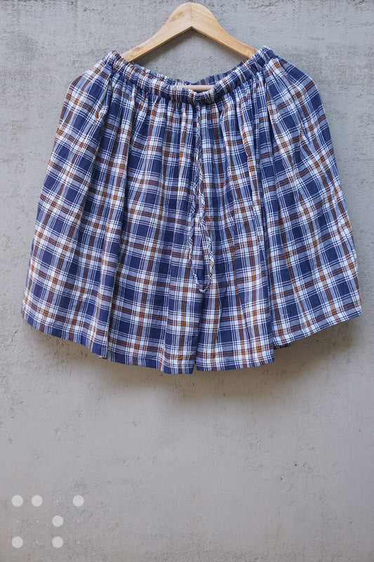 Mini culottes in checks - Niram Neela