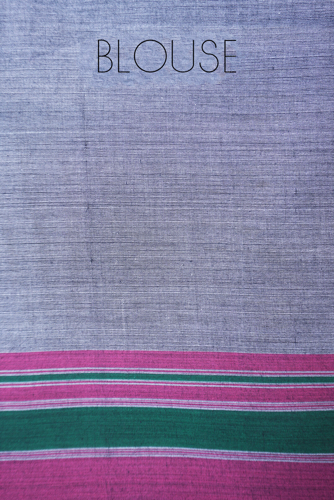 Grey and pink Ilkal silk cotton saree - Niram Neela