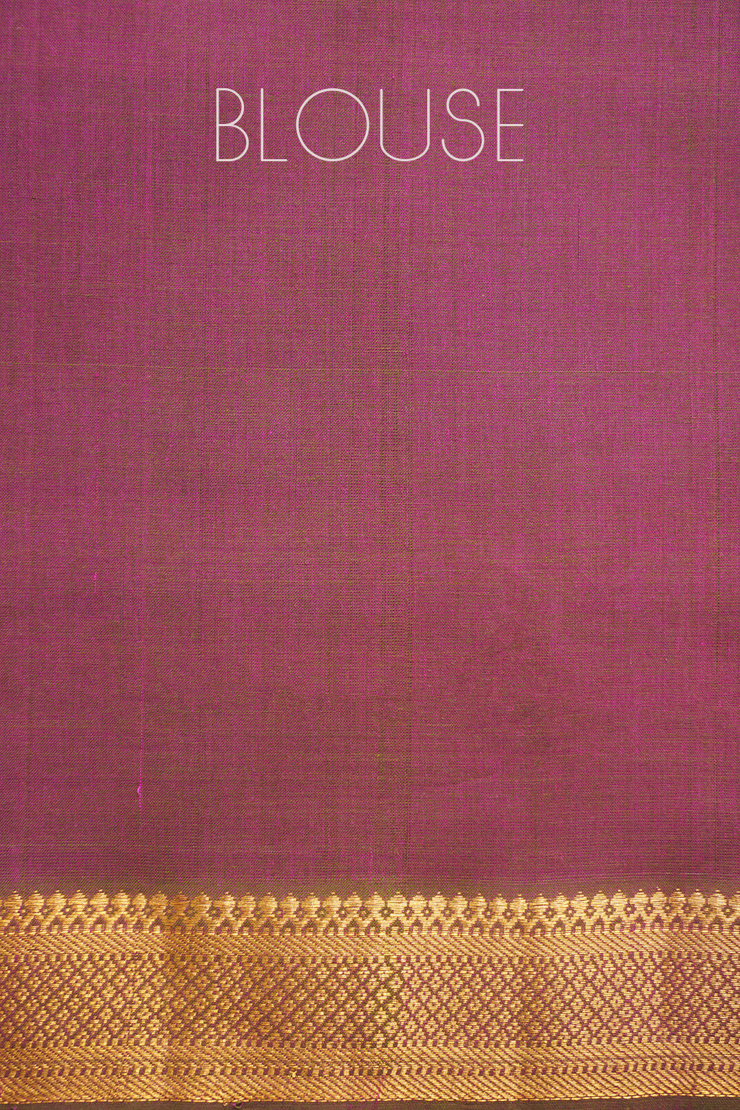 Purple and green Mangalagiri cotton saree with Nizam border from Niram Neela