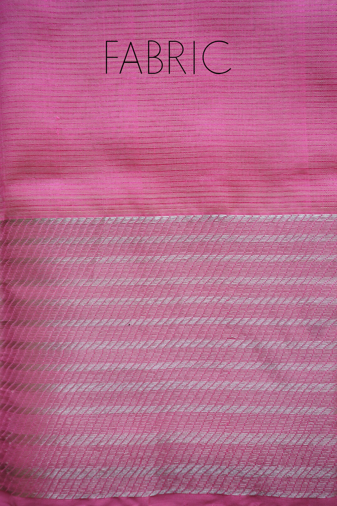 Pink and silver Mangalagiri silk cotton saree - Niram Neela