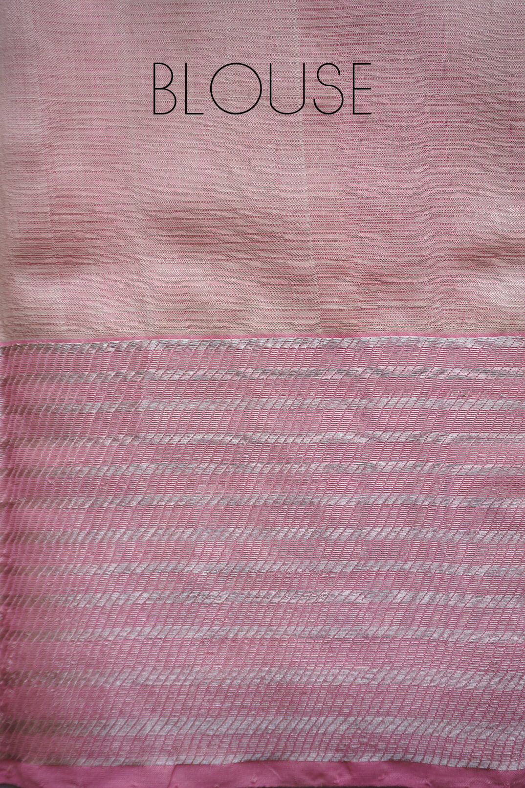 Pink and silver Mangalagiri silk cotton saree - Niram Neela