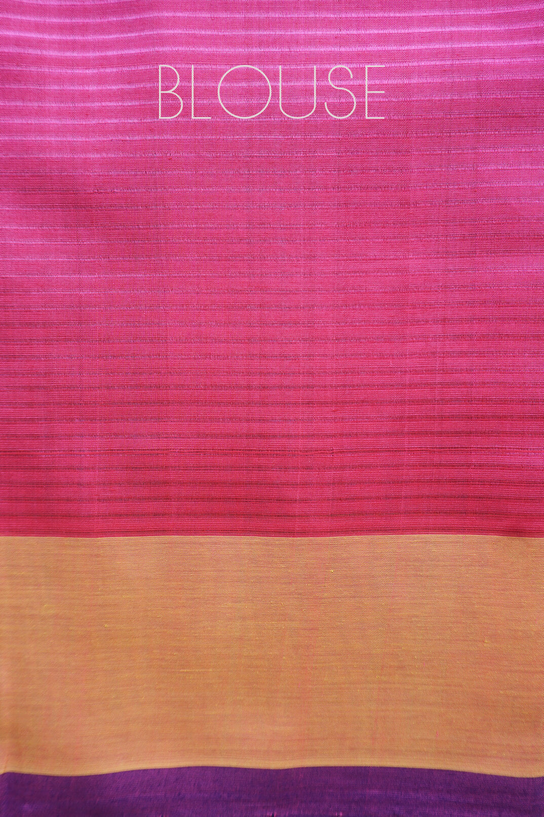 Blue and pink Mangalagiri silk cotton saree - Niram Neela