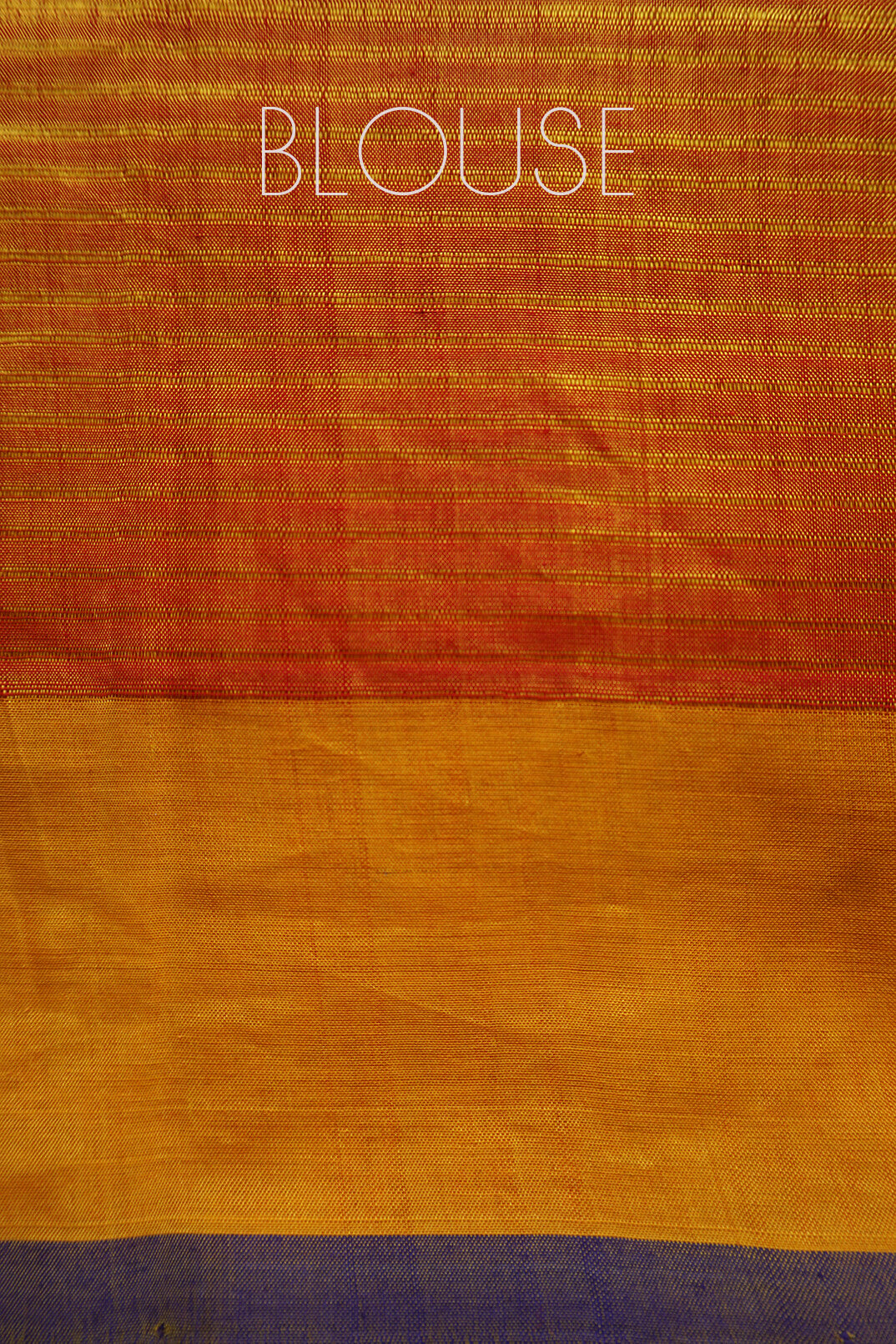 Red and yellow Mangalagiri silk cotton saree - Niram Neela