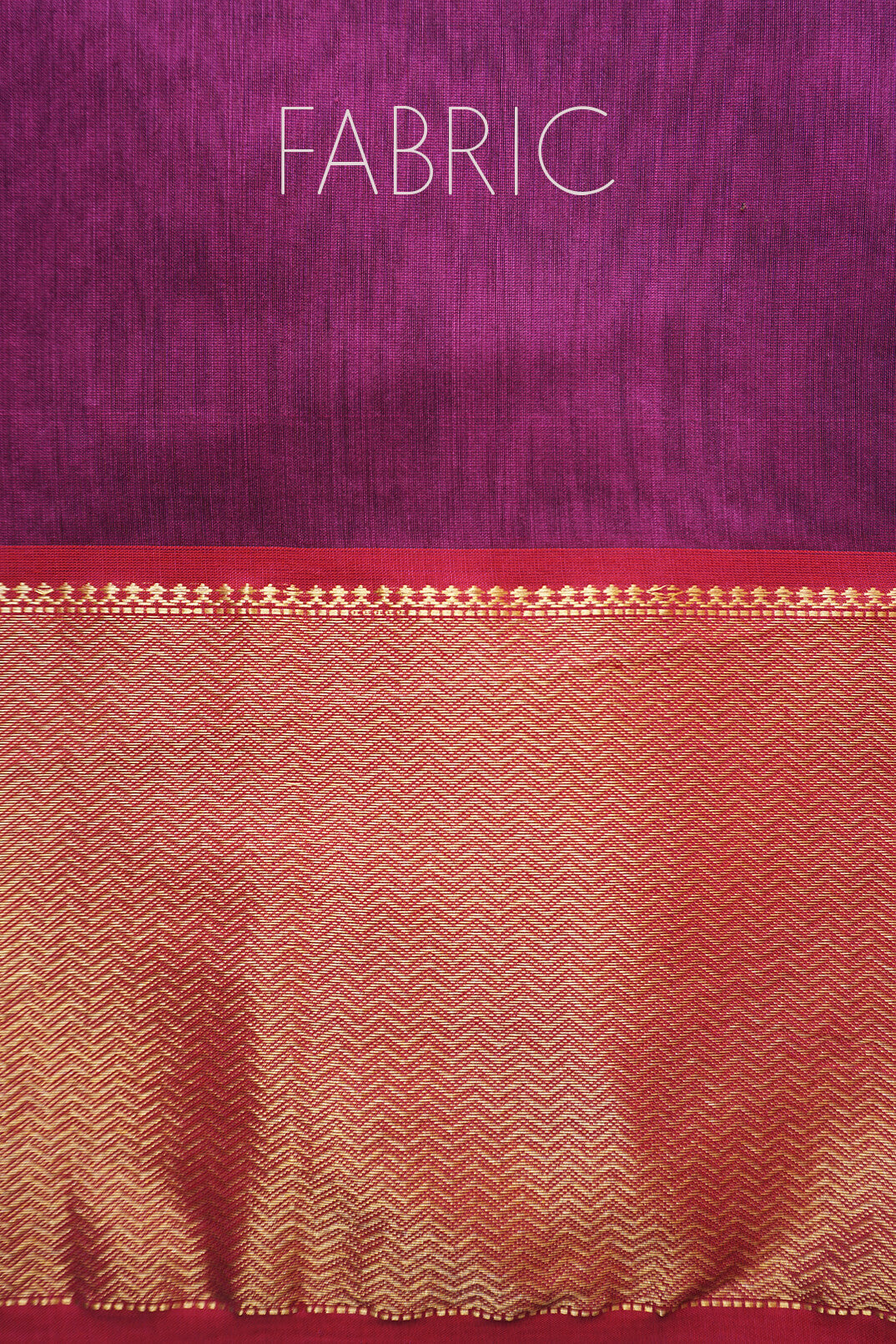 Purple and green Maheshwari silk cotton saree - Niram Neela