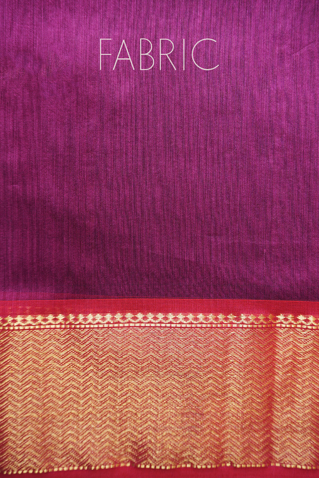 Purple and green Maheshwari silk cotton saree - Niram Neela