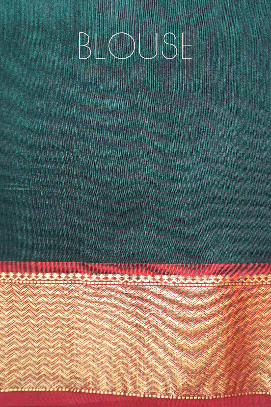 Purple and green Maheshwari silk cotton saree - Niram Neela