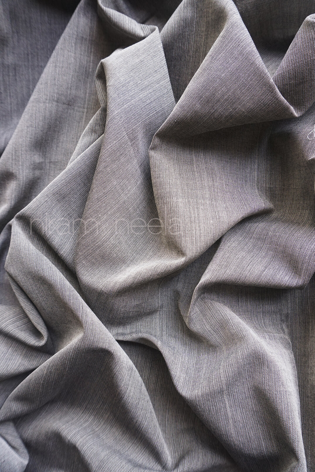 Grey and brown Maheshwari pure cotton saree | Niram Neela