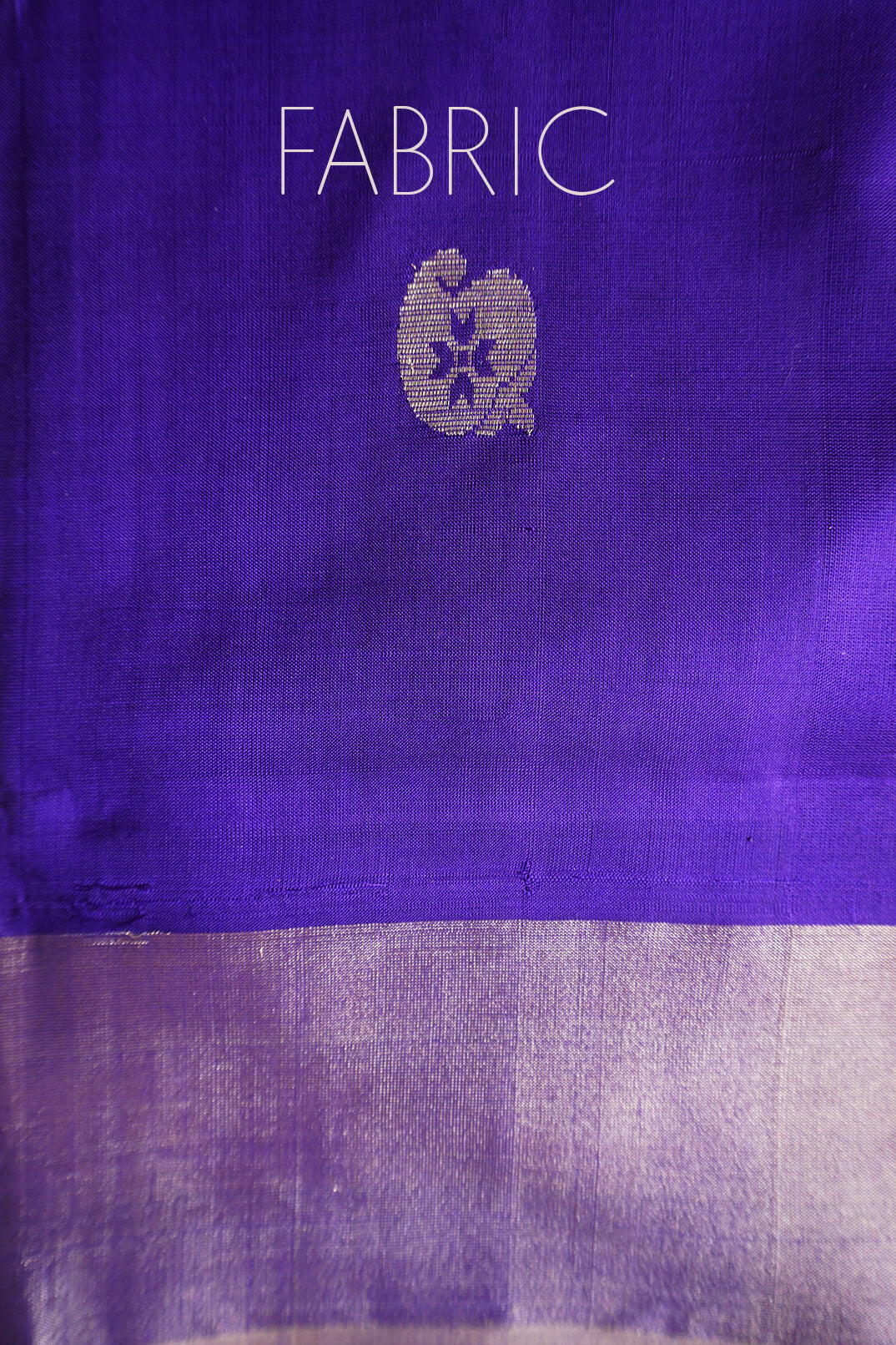 Violet and silver Uppada soft silk saree - Niram Neela